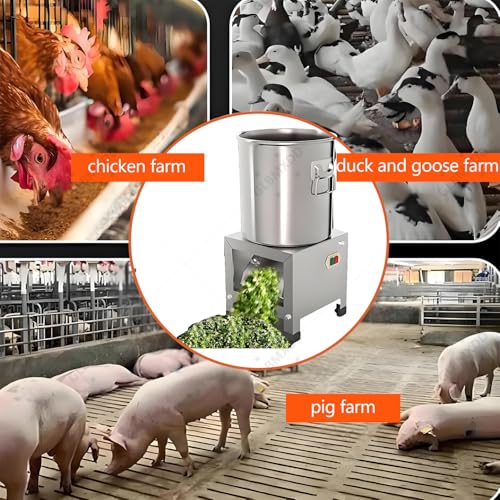 Trituradora comercial de vegetales 1800W acero inoxidable miniatura 7