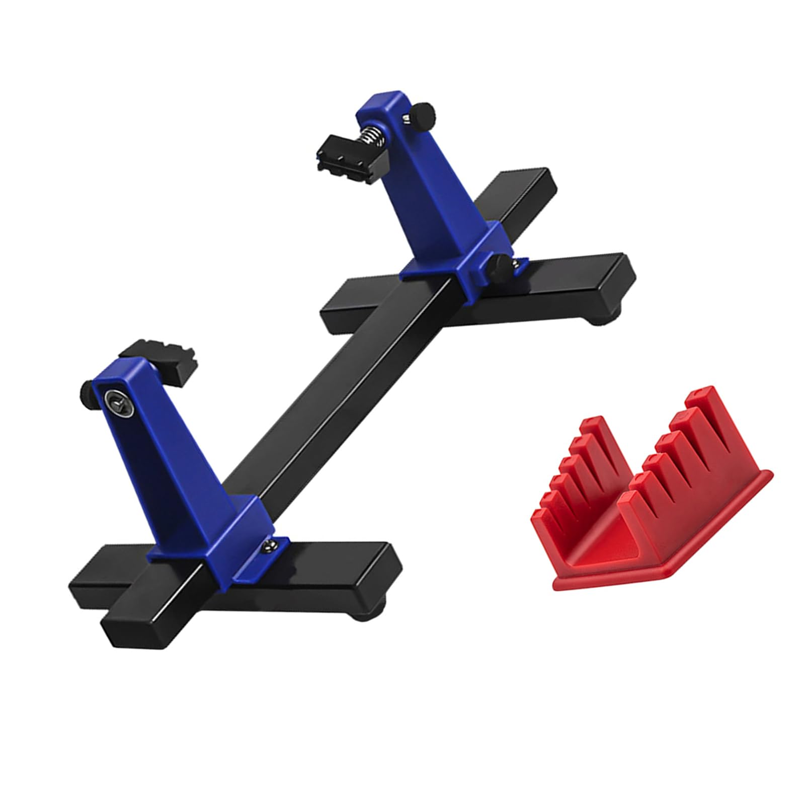 Msioytog Blue Long Sty Le Portable Adjustable Soldering Clamp Fixture Stable Base For Electronics Welding Adjustable Welding Helper Clamp Tool