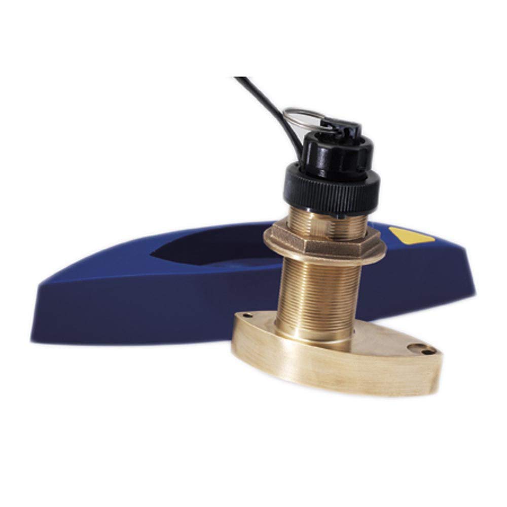 XSONIC B744V Bronce 600 W Smart Thru Hull 50/200 Khz Profundidad/Temperatura con Bloque de carenado HS: Negro Conector de 9 Pines: Longitud del Cable 10 m (33.0 pies)
