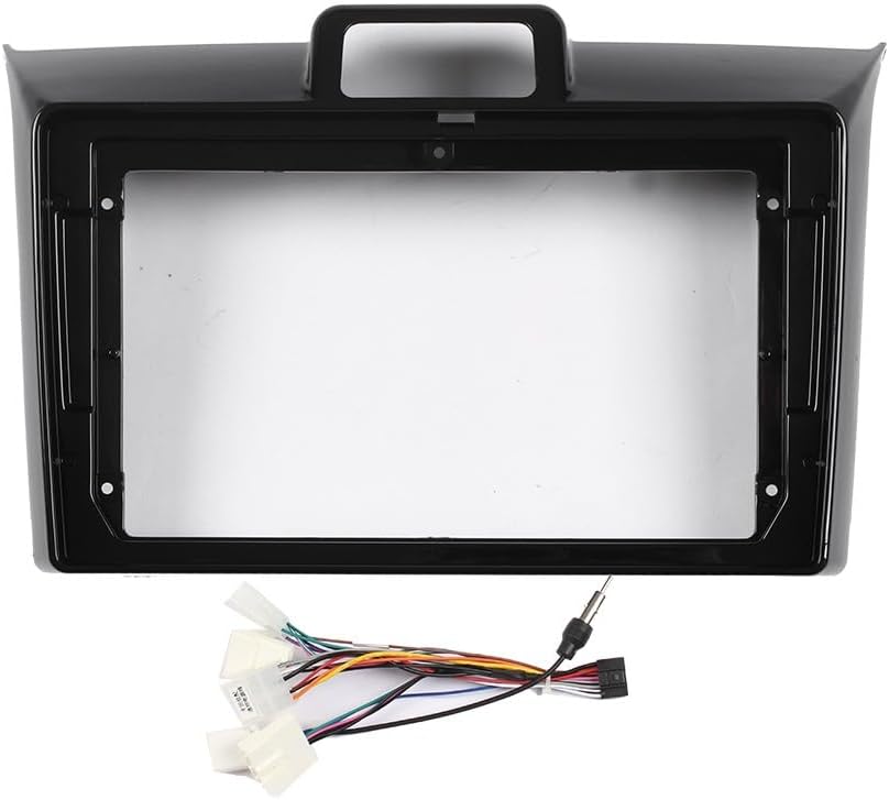 Car Stereo Navigation 9" Android Radio Mounting Frame Mask Bracket with Wiring Harness Specific Designed for Toyota Carolla Axio