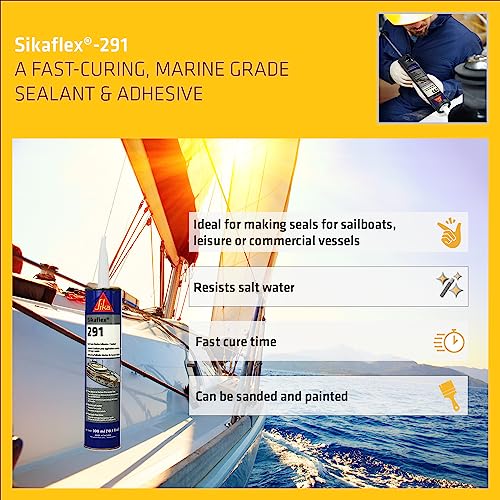 Sikaflex 291 y Sikaflex-221 Pegamentos marinos 10.1oz miniatura 4