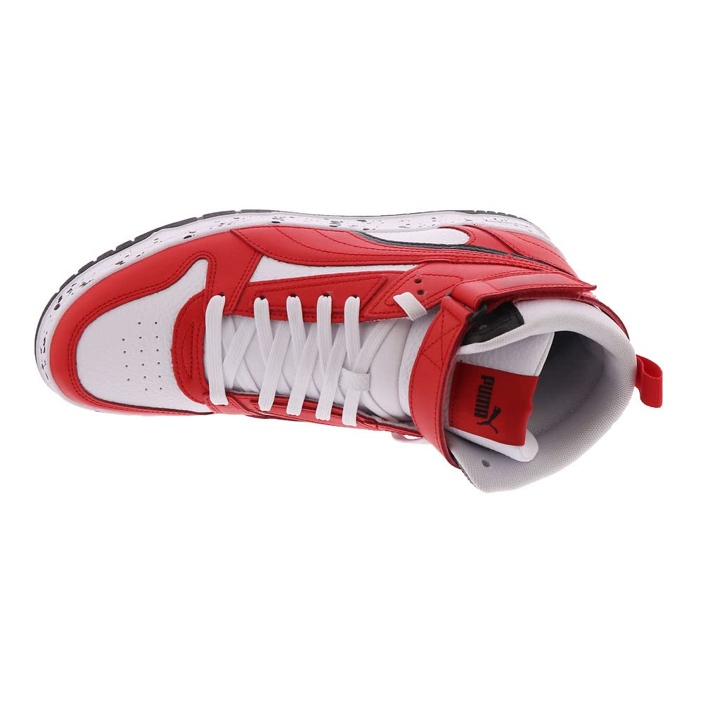 PUMA RBD Varsity Patch Mens Basketball 105 DM US High Risk RedWhiteBlack