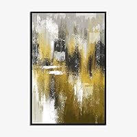 Framed Canvas Wall Art Colorful Texture Canvas Prints Home Artwork Decoration for Living Room,Bedroom - 16x24 inches