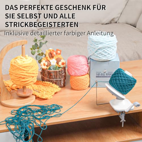 SPEENSUN Manueller Wollwickler, 100g, grau – Bild 4