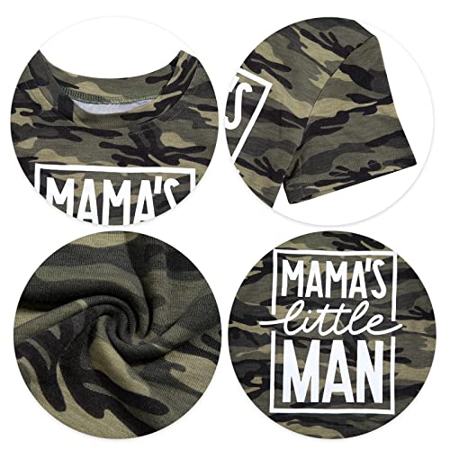 Mom and Son Matching Outfits Mama and Mama's Litter Man Print Shirts Cute Mom and Son Mothers Gifts3