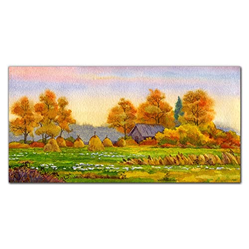Photo sur verre Coloray paysage automne déco murale 100x50cm