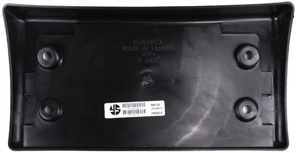 for Chevy Trailblazer License Plate Bracket 2002-2009 | Front | Black | GM1068117 | 15032014