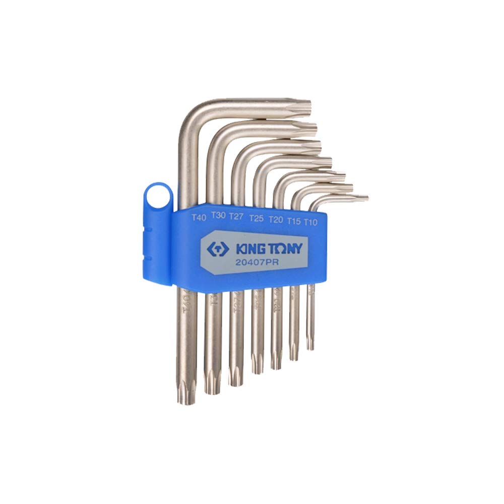 KING TONY 20407PR zestaw kluczy imbusowych 8-40 ® w walizce zestaw 7 sztuk