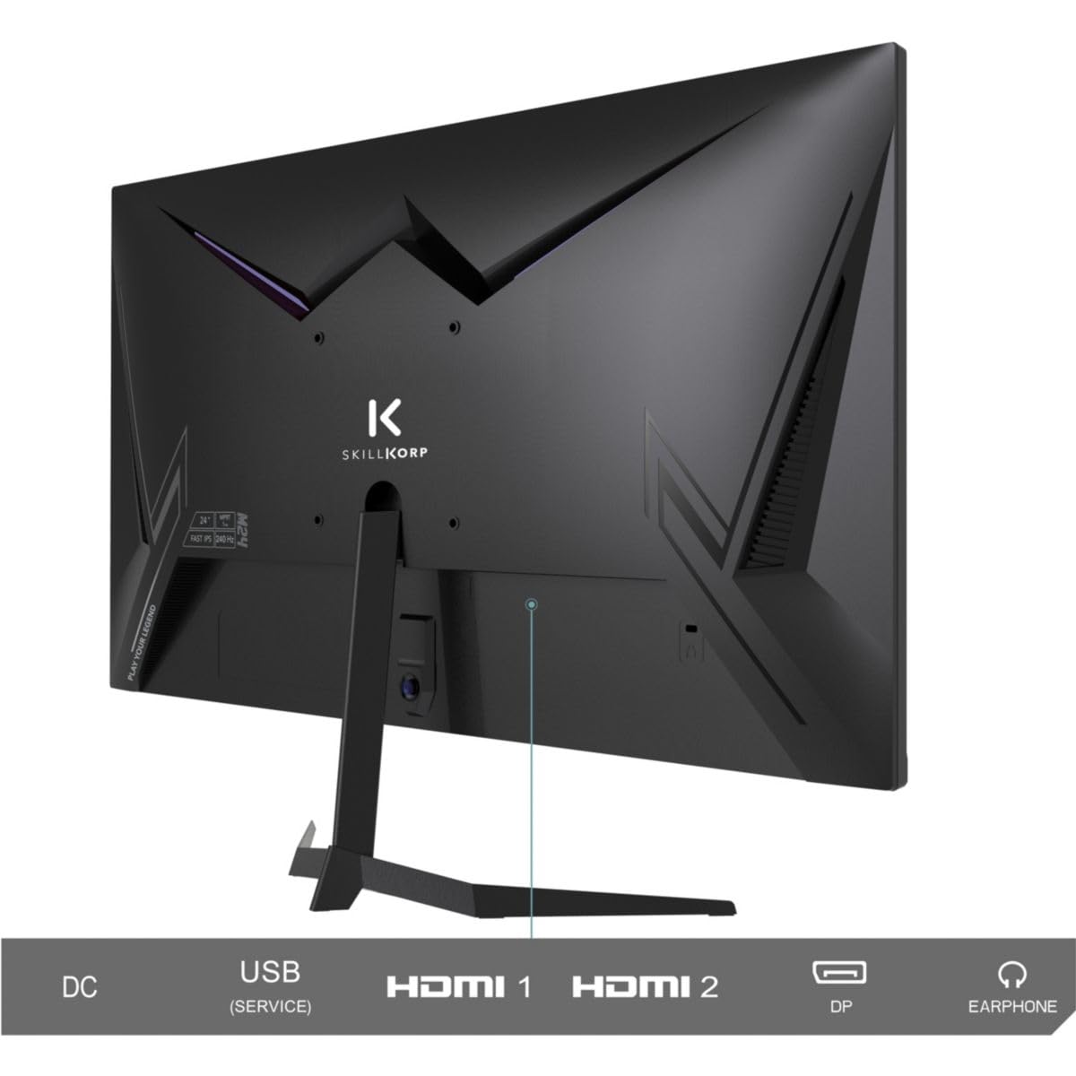 Ecran PC Gamer SKILLKORP SKP M24 24" Full HD 240Hz Fast IPS AMD FreeSync