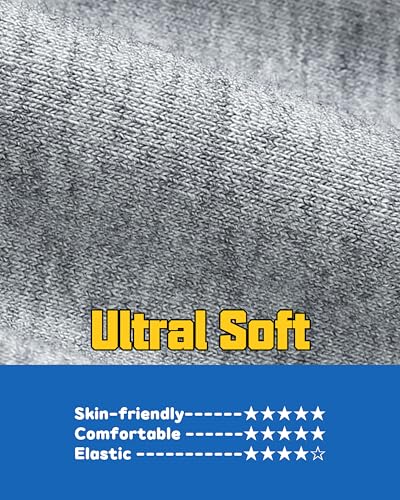 GFQLONG 4 Pack Toddler Boys Shorts, Kids Summer Active Running Shorts with Drawstring4