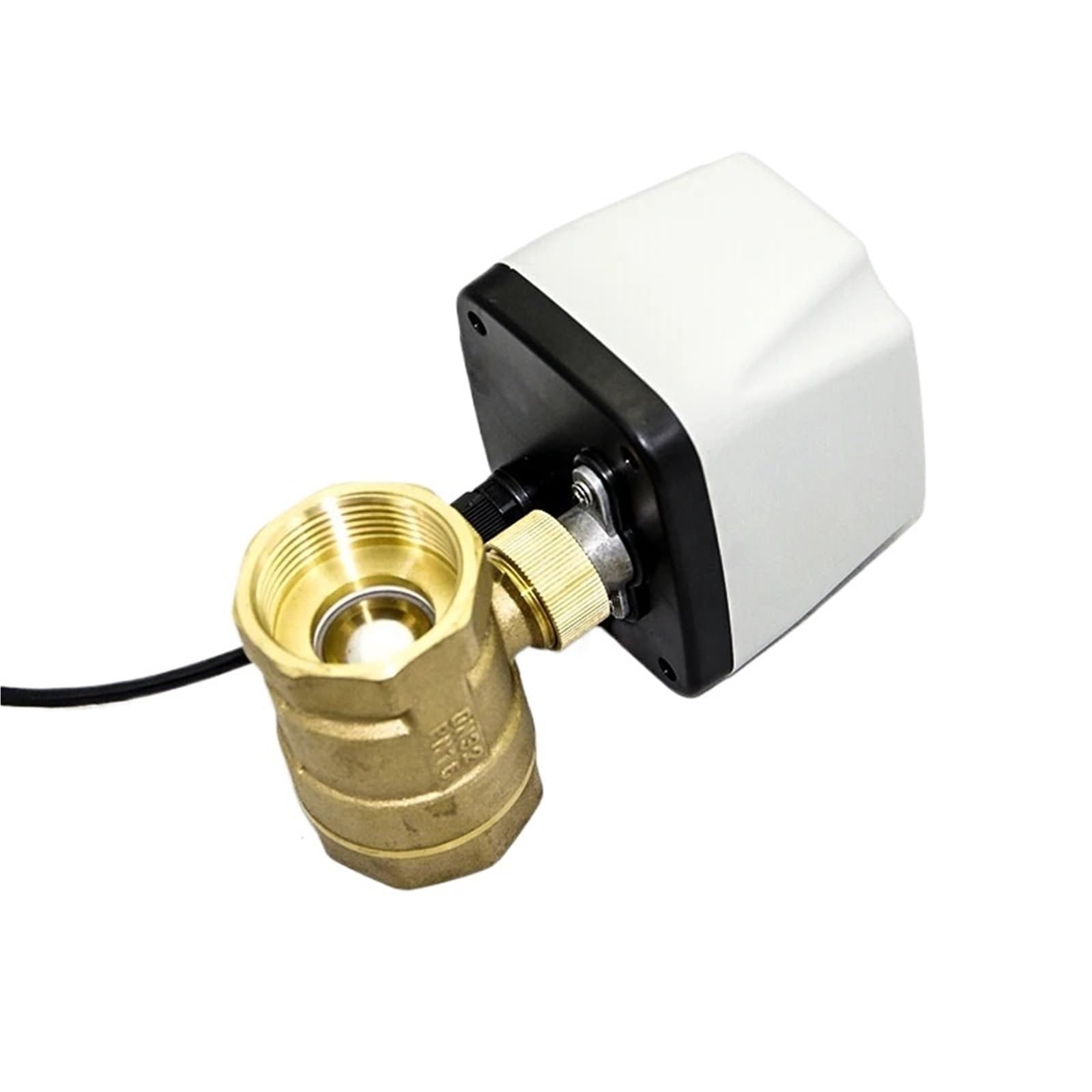Valvola a sfera motorizzata in ottone con controllo a 3 punti, 1/2" 3/4" 1" 2" AC220V 220VAC 24VDC 12VDC 24VAC(2",220VAC)