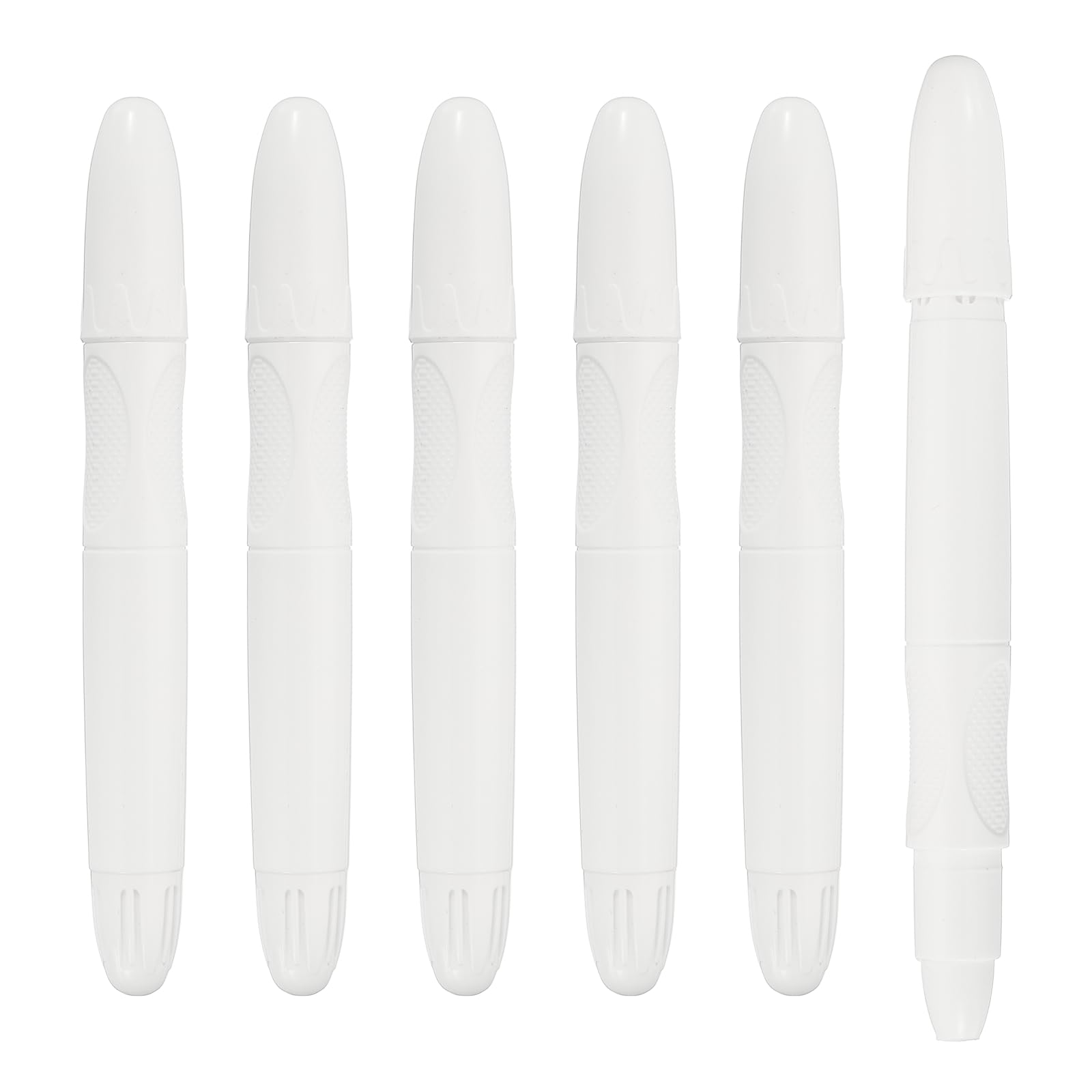 PATIKIL 6 Pack Twistable Crayons, Coloring Twist Crayon Retractable Easy to Hold Silky Washable for Coloring Books Crafts Birthday Parties Art Office Supplies, White
