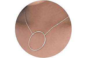 Open Circle Necklace: Karma Necklace for Women, A Symbol of Eternity