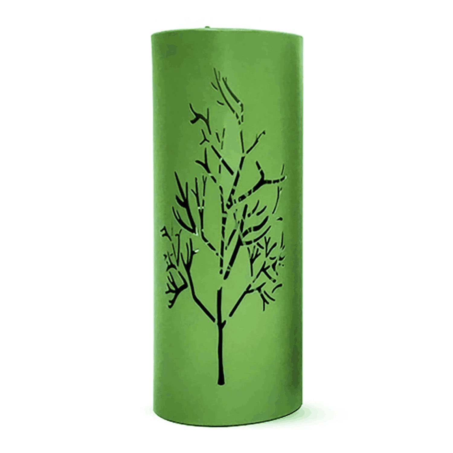 FCXWEVR Metal Umbrella Holder with Hooks Round Umbrella Storage Rack for Entryway Office Home Hotel Lobby Cane/Crutch Stand Green 20x20x50cm