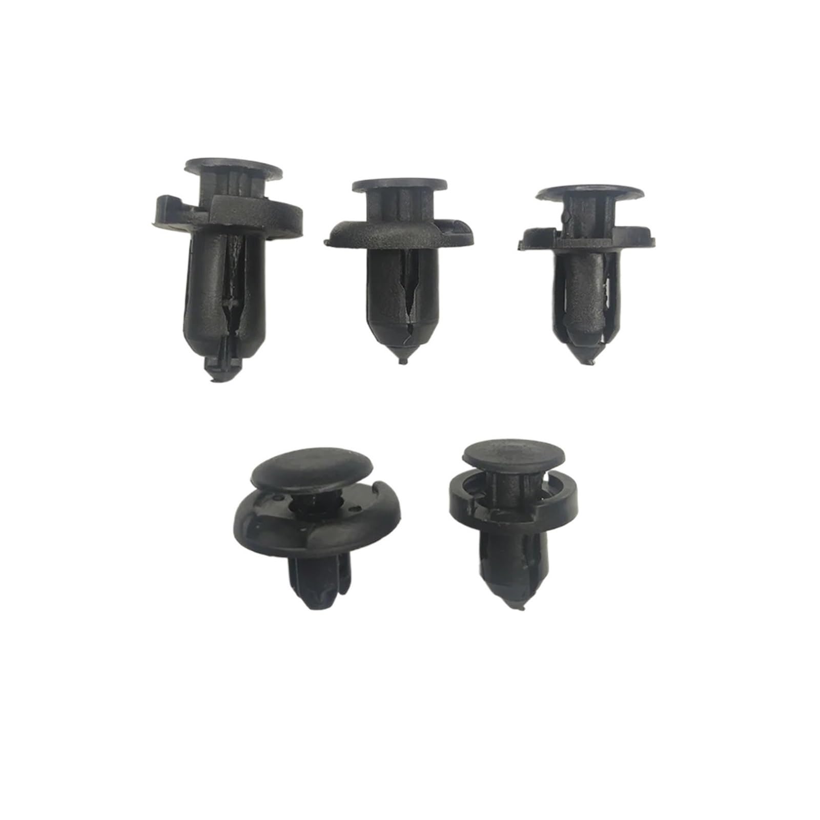 KXFVYNE 10/20/50Pcs Bumper Clips Rivets Liner Fasteners Retainer Compatible 8mm 9mm 10mm Hole(No.5 10 Pieces)