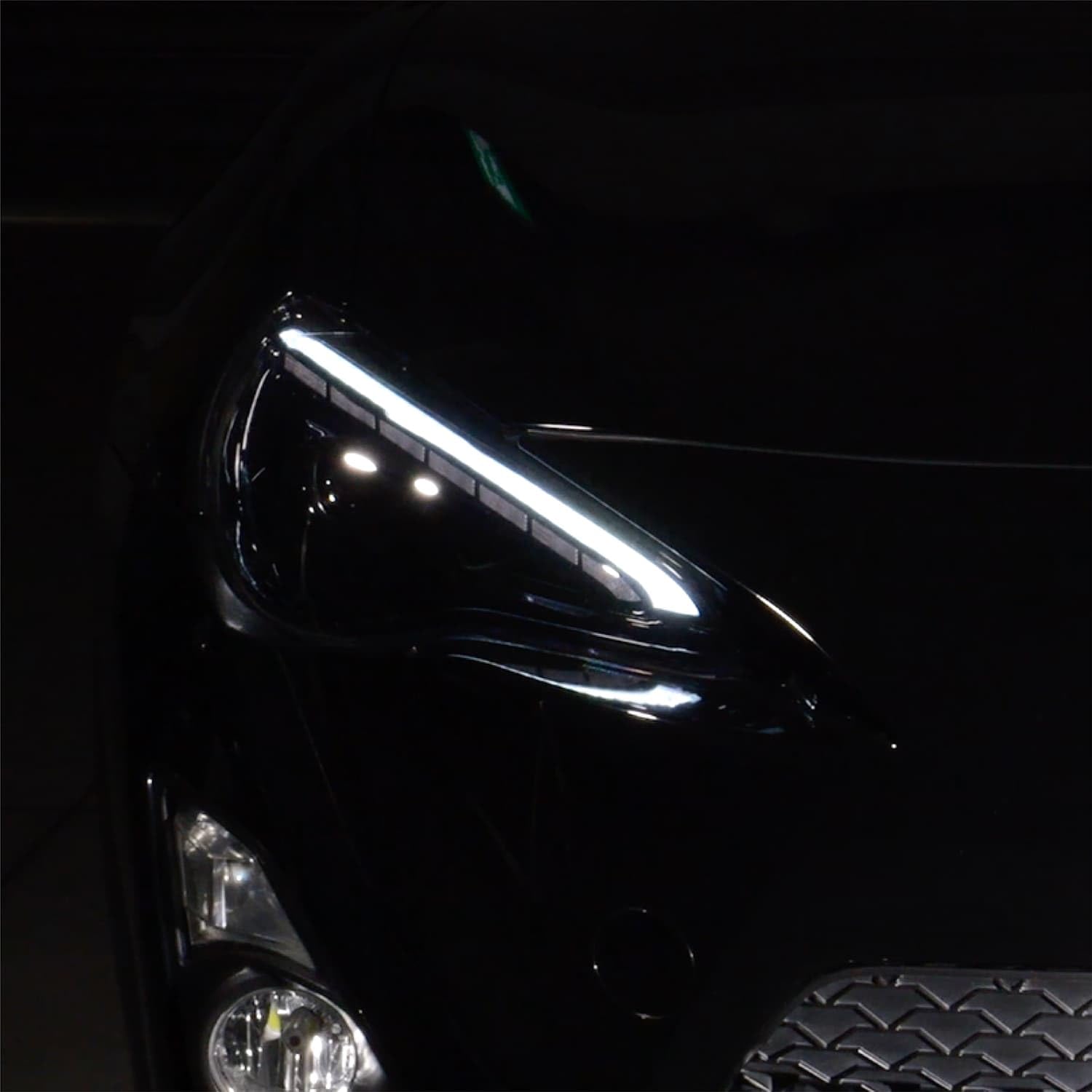 Amazon | 86 (ZN6) BRZ (ZC6)用 フルLED ヘッドランプ 流れる 