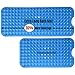 SlipX Solutions Power Grip Extra Long Bath Tub & Shower Mat 39x16, Wet Floor Non-Slip for Elderly & Kids Bathroom, 30% Longer Bathtub Mats, Over 200 Suction Cups, Drain Holes (1, Blue)