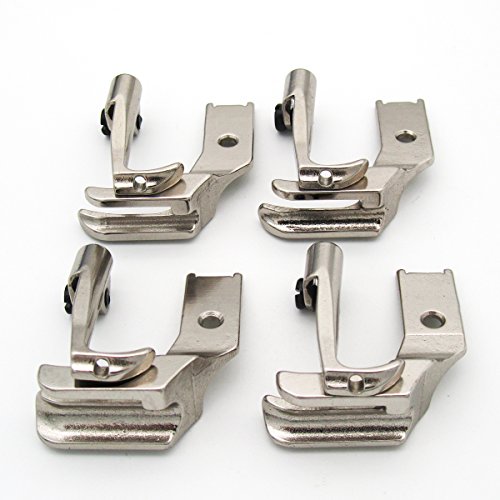 Set 4 Pies para Máquina de Coser 3/16", 1/4", 5/16", 3/8"