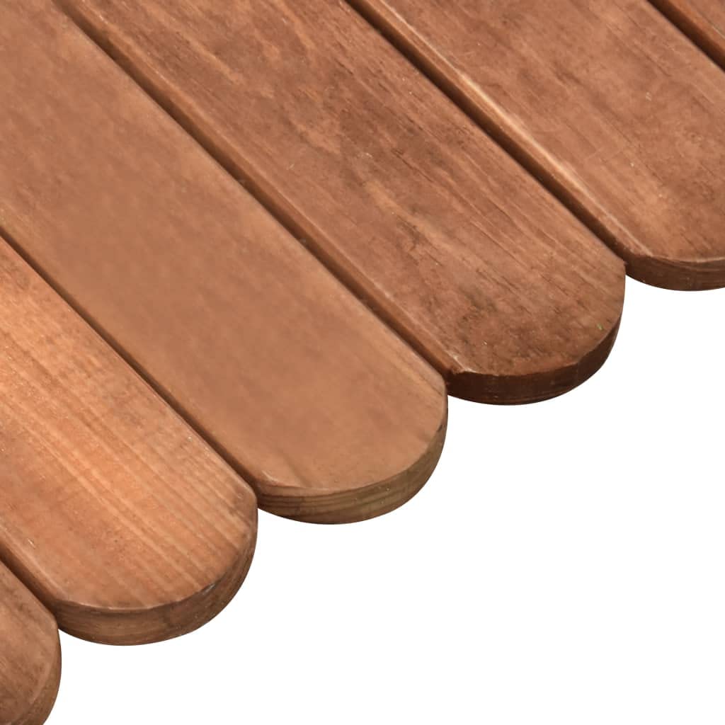 Rotolo di legno di pino impregnato, 120 cm, 2 pezzi | Tubo flessibile per aiuola, stagno, resistente alle intemperie, facile da montare, aspetto rustico