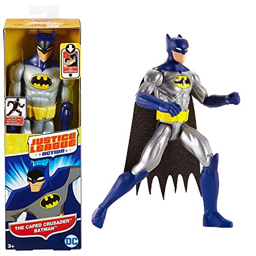 Mattel Dc Justice League Basic Figure Batman Dark Blue Suit FJG13, 30 cm