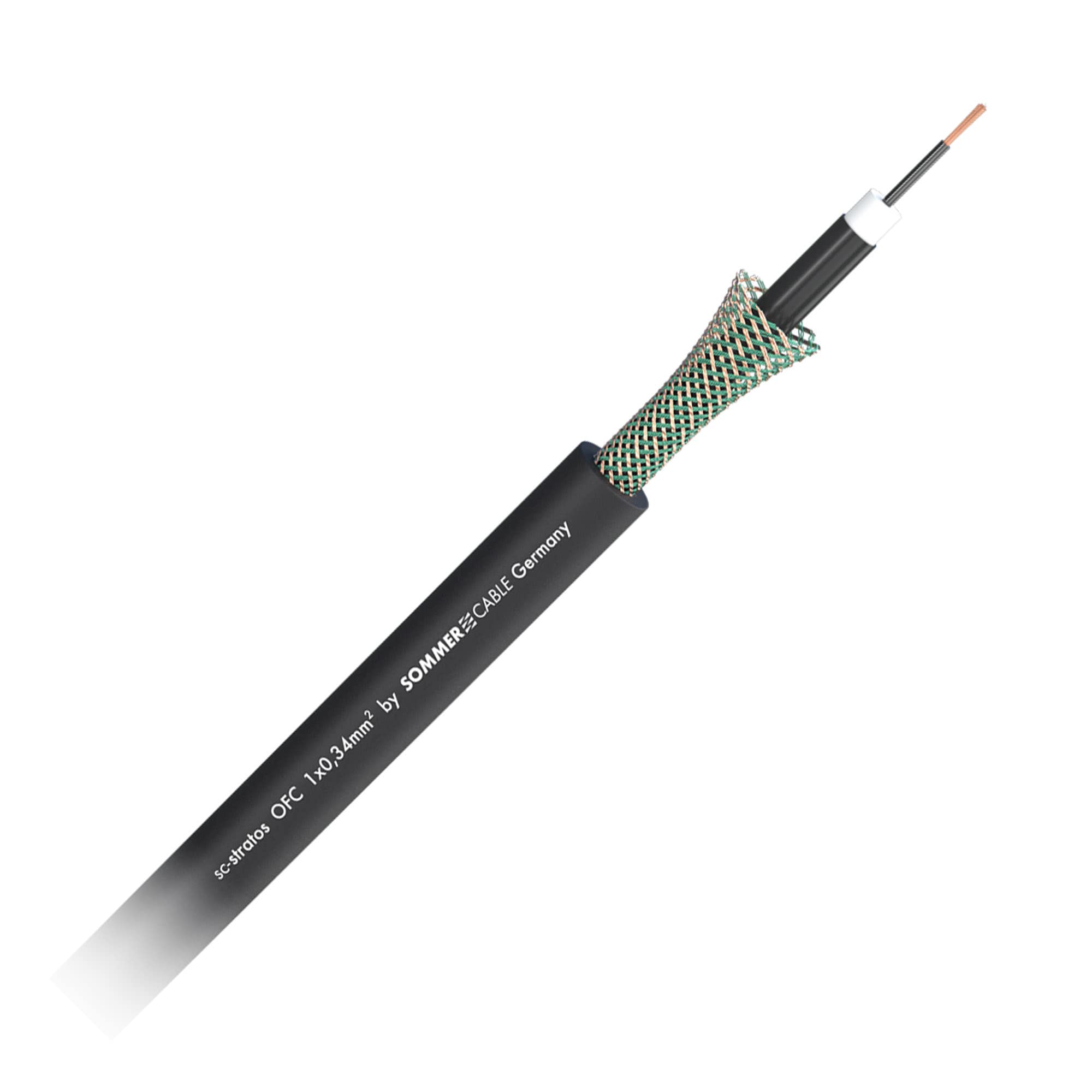 Sommer Cable HICON Cavo 75 cm stereo AF phono Stratos Cavo RCA 1 x 0,34 mm² 0,75 m - ST8F-0075