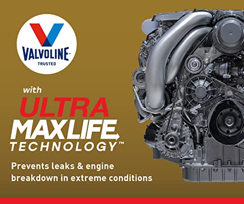 Image of Valvoline Extended Protection High Mileage with Ultra MaxLife Technology 5W-30 Full Synthetic Motor Oil 5 QT (Pack of 2)