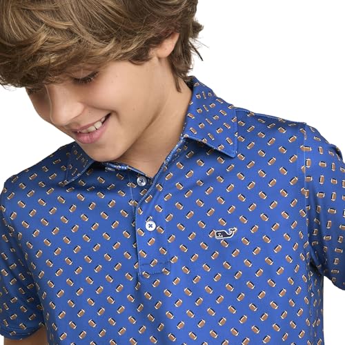 Image of Vineyard Vines Kids Printed Sankaty Polo (Toddler /Little Kids /Big Kids)