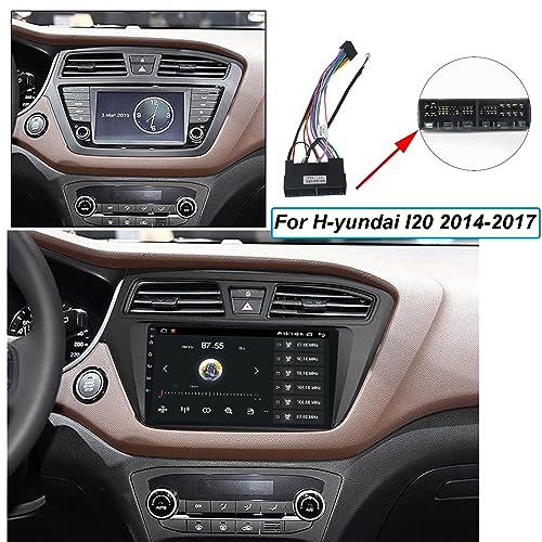 Autoradio Android 12 y reproductor multimedia de 9 pulgadas para coche Hyundai I20 2014-2018 4