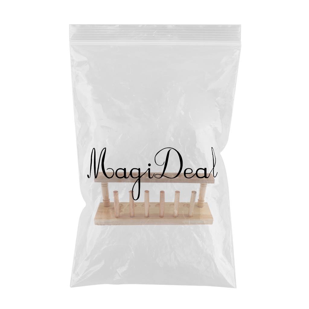 The Style Sutra Lab Supplies Kits- 6 Holes Wooden Testing Tubes Storage Holder Bracket Rack|Toys & Hobbies | Educational | Microscopes & Chemistry-image-25