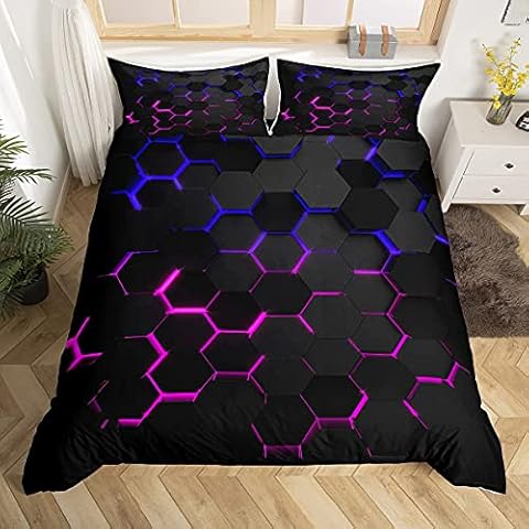 Castle Fairy 3D Honeycomb Duvet Cover Set Cover
