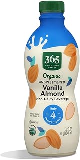 365 by Whole Foods Market Organic Vanilla Unsweetened Almon…