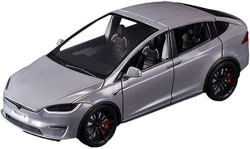 Miniatura 8 de Coches de juguete modelo Y modelo 124, modelo Y, modelo Y con luz, modelo grande Y fundido a troquel para niños y adultos, regalo de cumpleaños