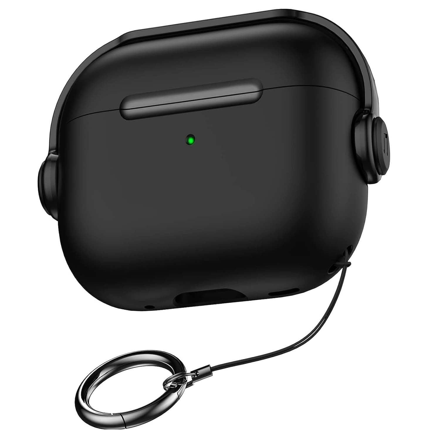 HAGROYO AirPods 3 Case Cover for Women Men, Unique Musician Headset Design, PC Material Protective Case with Keychain Compatible with Airpods 3rd Generation 2021 Black