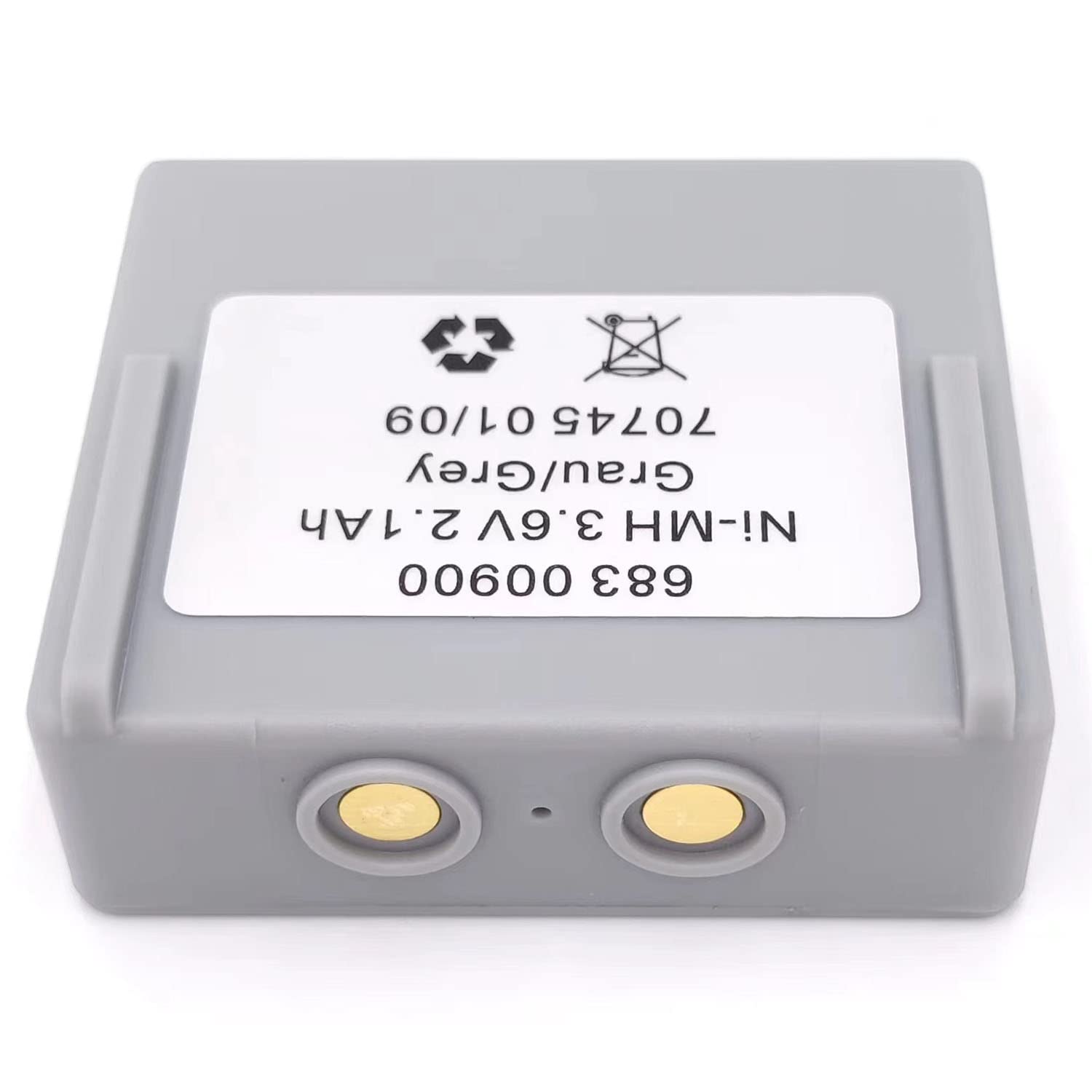 DCYNXC 2100mAh 2.1Ah 3.6V 68300900 Rechargeable Battery for HETRONIC Remote Control Grey