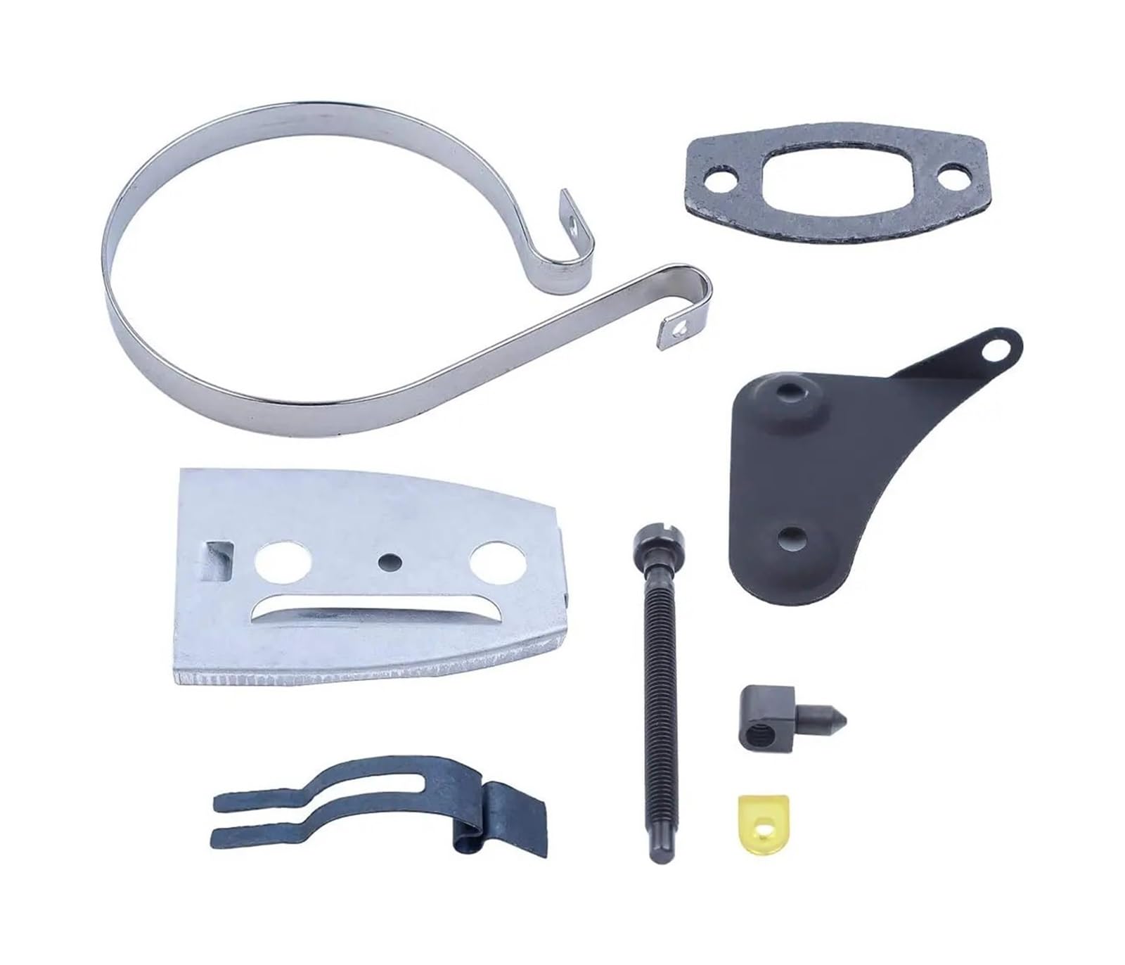 Kit de pièces pour tronçonneuse 50 51 55 pour réparer le frein et le silencieux