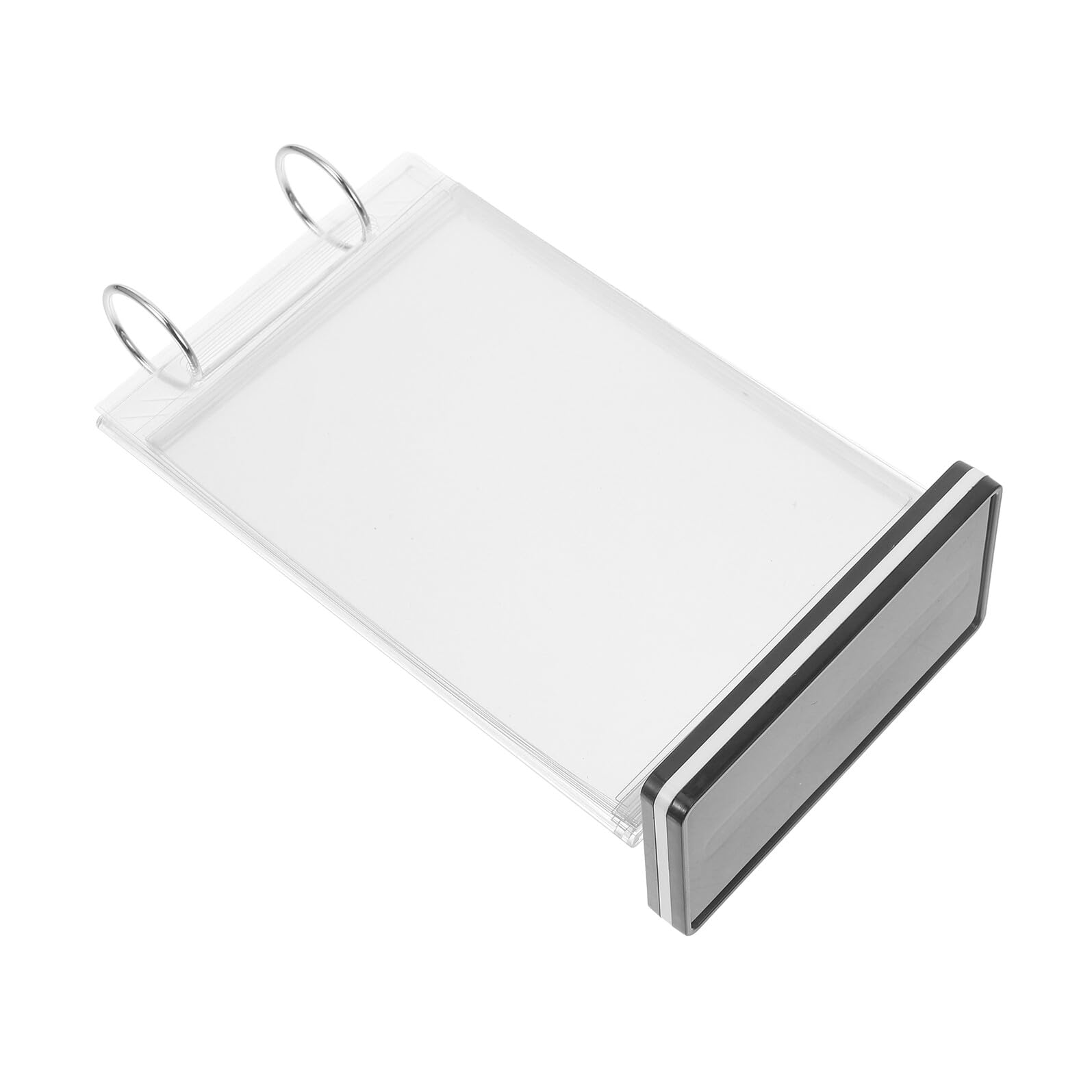 jojofuny 5 Piezas Soporte Transparente para Menús y Carteles Exhibidor para Restaurante Tienda Portaprecios y Versátil para Publicidad y Brochures