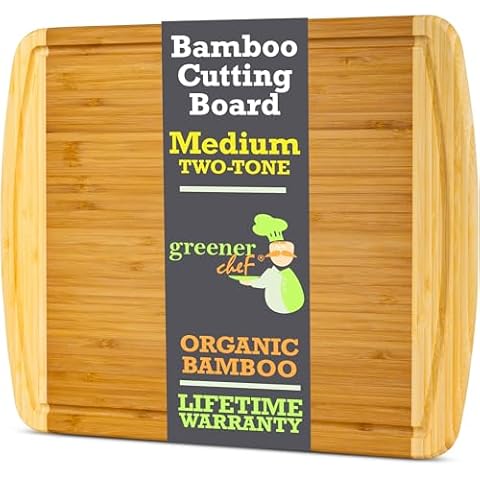 Greener Chef Bamboo Cutting Board Cover