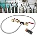 Price comparison product image G1/2 CO2 Cylinder Refill Adapter, Stainless Steel Bottle Connector Kit CO2 Tank Soda Maker Accessories Carbonated Water Tank Fill Adapter with Hose for Filling Sodastream Tank(36" Without Gauge)