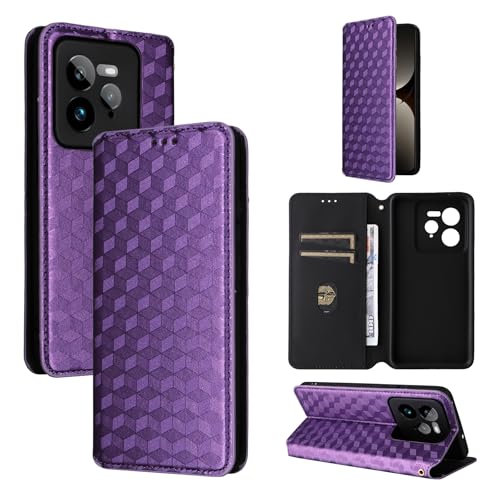 �X�}�z�P�[�X �Ή��@�� for Realme GT 7 Pro 5G,�Ή��@�� for Realme GT 7 Pro 5G �J�[�h �z���_�[���z�t���b�v �X�^���h���C���d�b�P�[�X Purple
