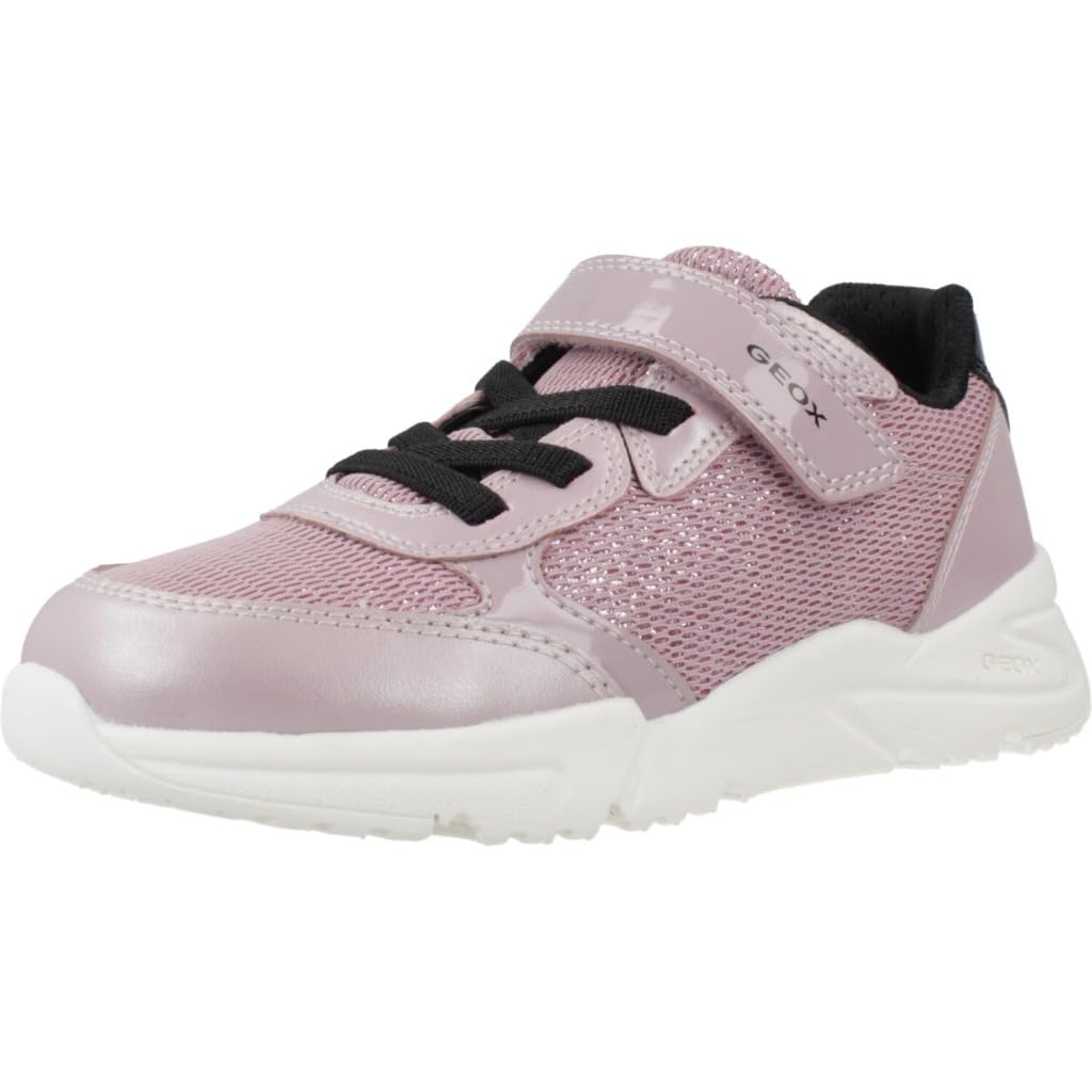 Geox J Loftus Girl C, Sneaker, Pink