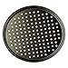 YOBAIH Carbone Anti-adhésive en Acier Micro-Ondes Pizza Baking Pan Mesh Plateau Plaque ustensiles de Cuisson Accueil Kitchen Restaurant Outil Plaque à Pizza (Size : 28cm)