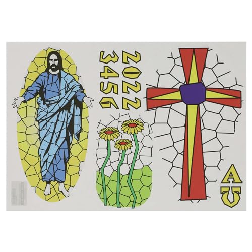 Holyart Stickers for Paschal Candle, Set E.