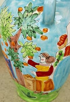 イタリア 花瓶 傘立て ラ・ムーザ LA MUSA ブルー シチリア CT-14 Amazon.co.jp: イタリア 花瓶 傘立て ラ ムーザ LA MUSA ブルー