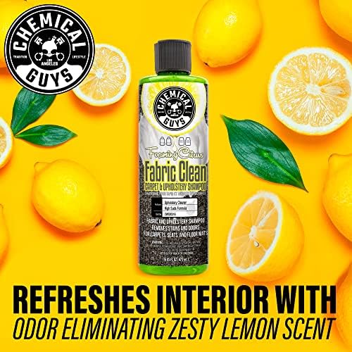 Chemical Guys CWS203 Foaming Citrus Fabric Clean Carpet & Upholstery Cleaner (Car Carpets, Seats & Floor Mats), Safe for Cars, Home, Office, & More, 128 fl oz (1 Gallon), Citrus Scent 11 Chemical Guys CWS203 Foaming Citrus Fabric Clean Carpet & Upholstery Cleaner (Car Carpets, Seats & Floor Mats), Safe for Cars, Home, Office, & More, 128 fl oz (1 Gallon), Citrus Scent