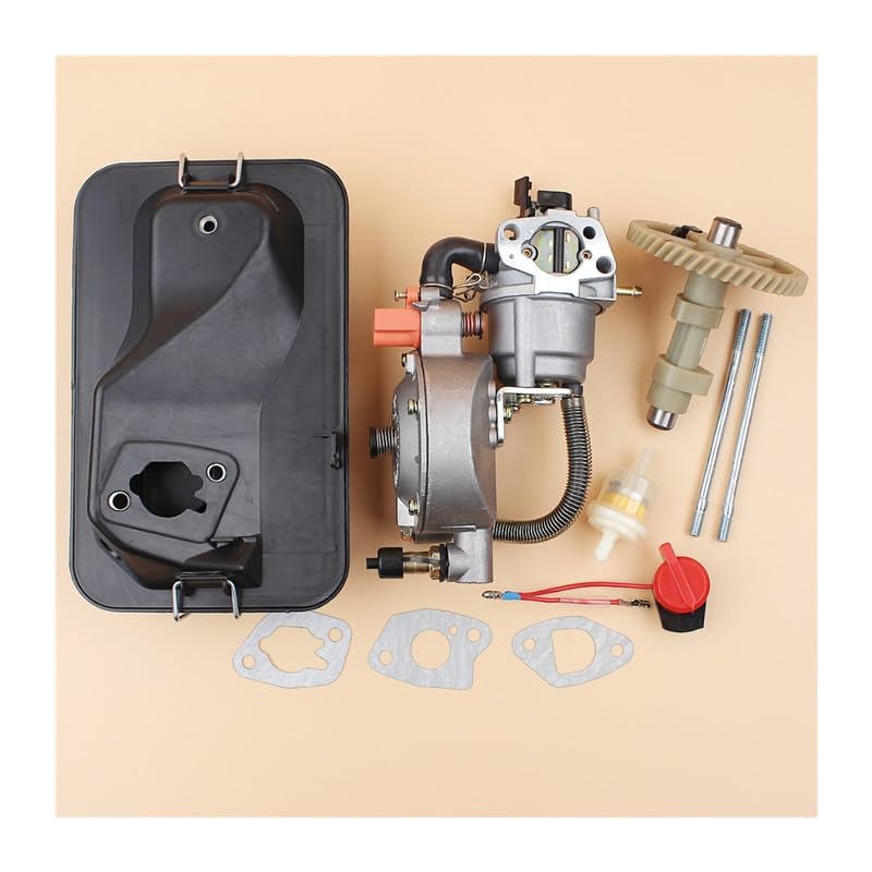 Perno de carburador de Gas, Carcasa de Filtro de Aire, árbol de levas GX160 GX200 168F 5.5HP 6.5HP, Piezas de generador de Gasolina de Motor