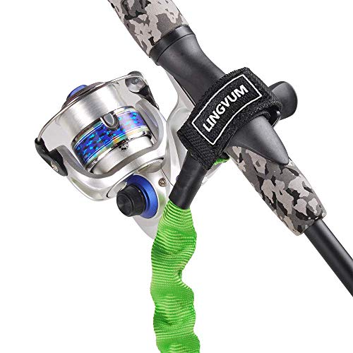 image for LINGVUM Paddle Leash Stretchable Kayak Paddle Tether Coiled Strap for 