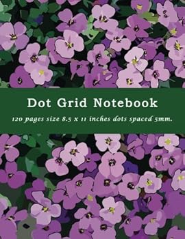 Dot Grid Notebook 120 Pages Size 8. 5 X 11 Inches Dots Spaced 5mm : Black Dots Grid Bullet Spaced Journal Composition Book Design