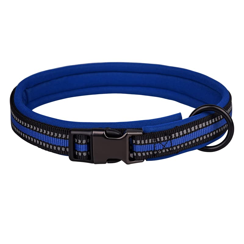 haoyueer Reflective Nylon Dog Collar with Safety Buckle