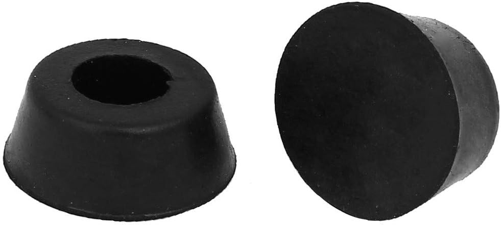 New Lon0167 Furniture Table Featured Chair Leg Foot reliable efficacy Conical Shape Protector Pads Black 26mm Dia 100pcs(id:ce1 50 af 792)
