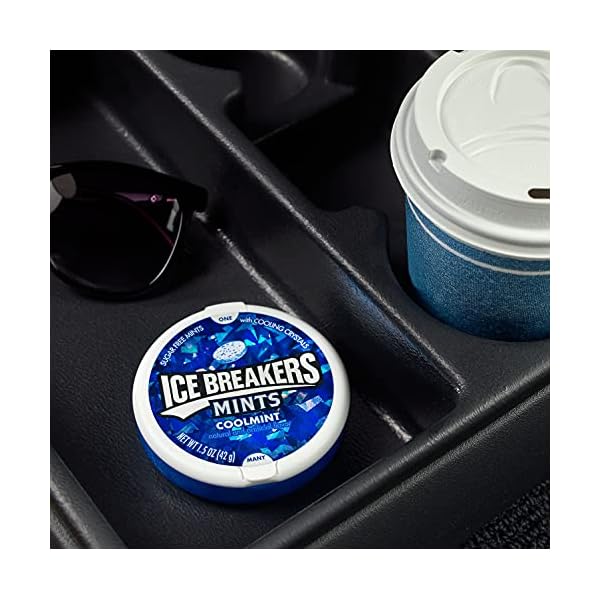 Ice Breakers Mints Cool Mint - Pfefferminz Bonbons, 1 Stück (8 x 42 g) – Bild 8